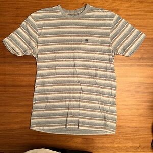 Striped Gray and White T-Shirt